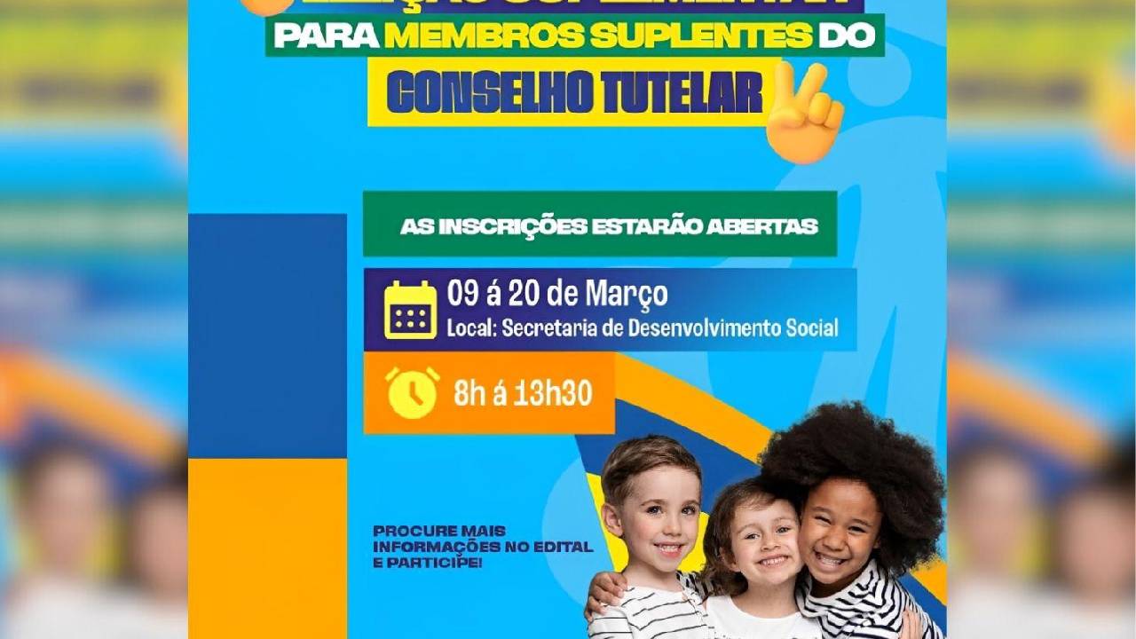 PETROLÂNDIA VAI REALIZAR ELEIÇÃO SUPLEMENTAR DE MEMBROS SUPLENTES DO CONSELHO TUTELAR