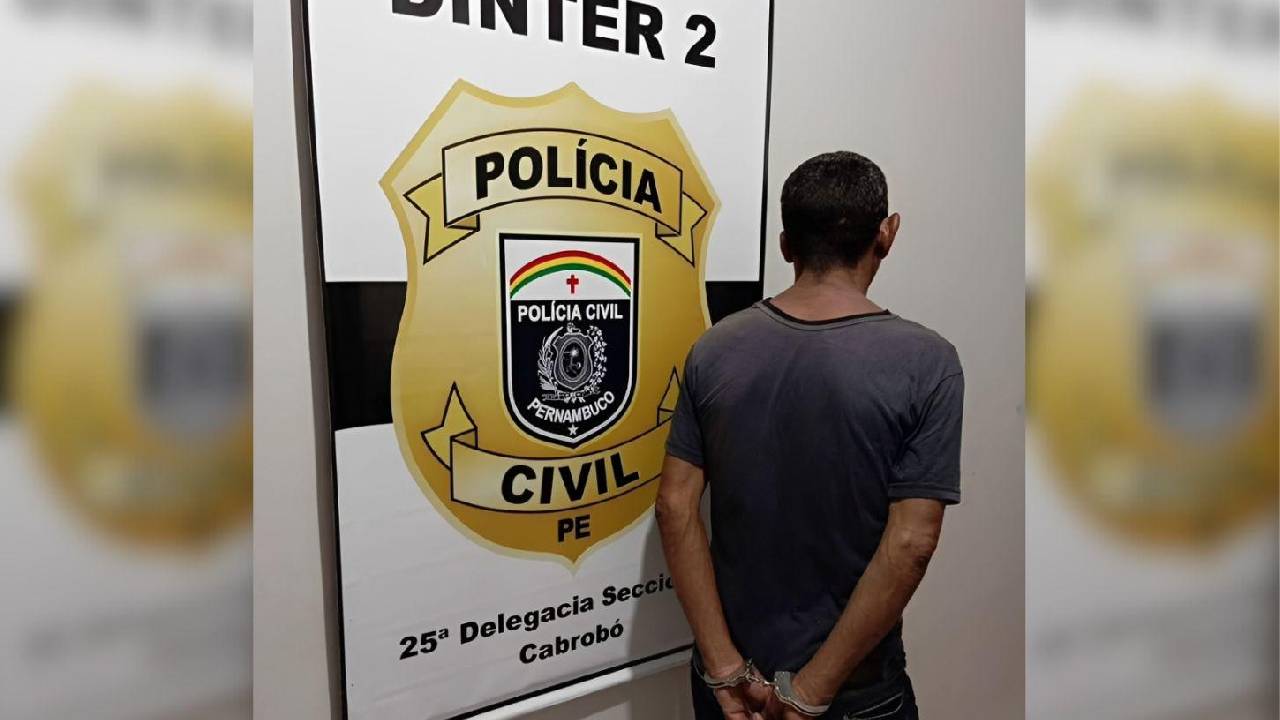 POLÍCIA CIVIL CUMPRE MANDADO DE PRISÃO POR TRÁFICO DE DROGAS EM CABROBÓ, PE