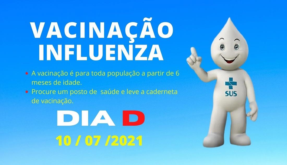 Cabrobó realiza dia D de vacinação contra a Influenza neste sábado dia 10.