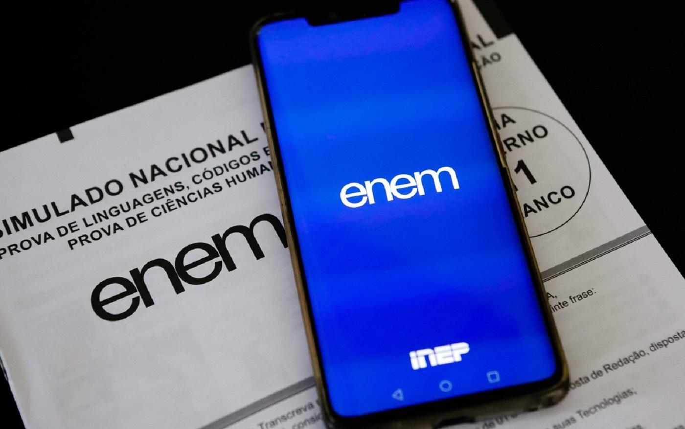 Inep divulga os números de inscritos no Enem 2021.
