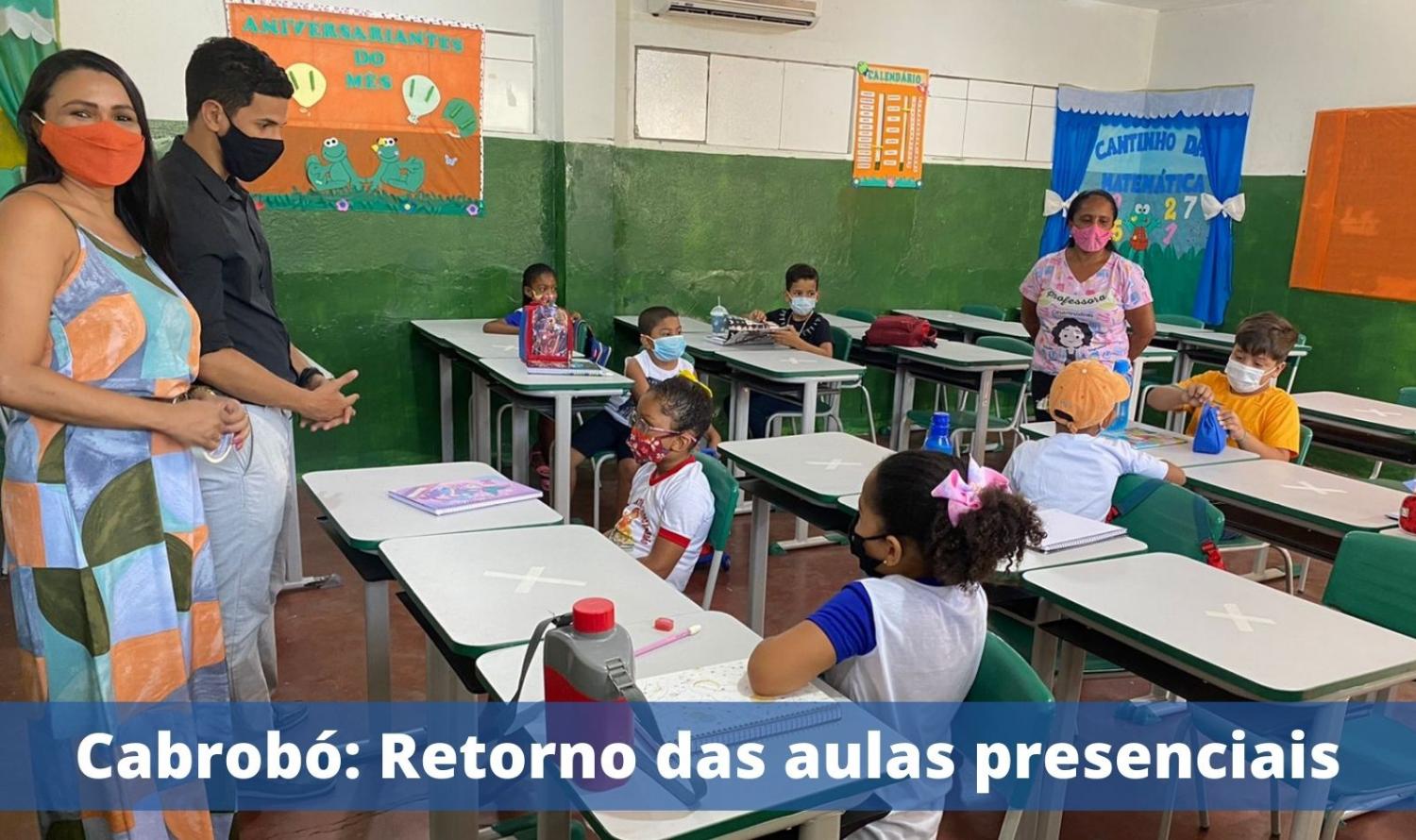 Cabrobó tem retorno de aulas presenciais em 10 escolas da rede municipal de ensino.