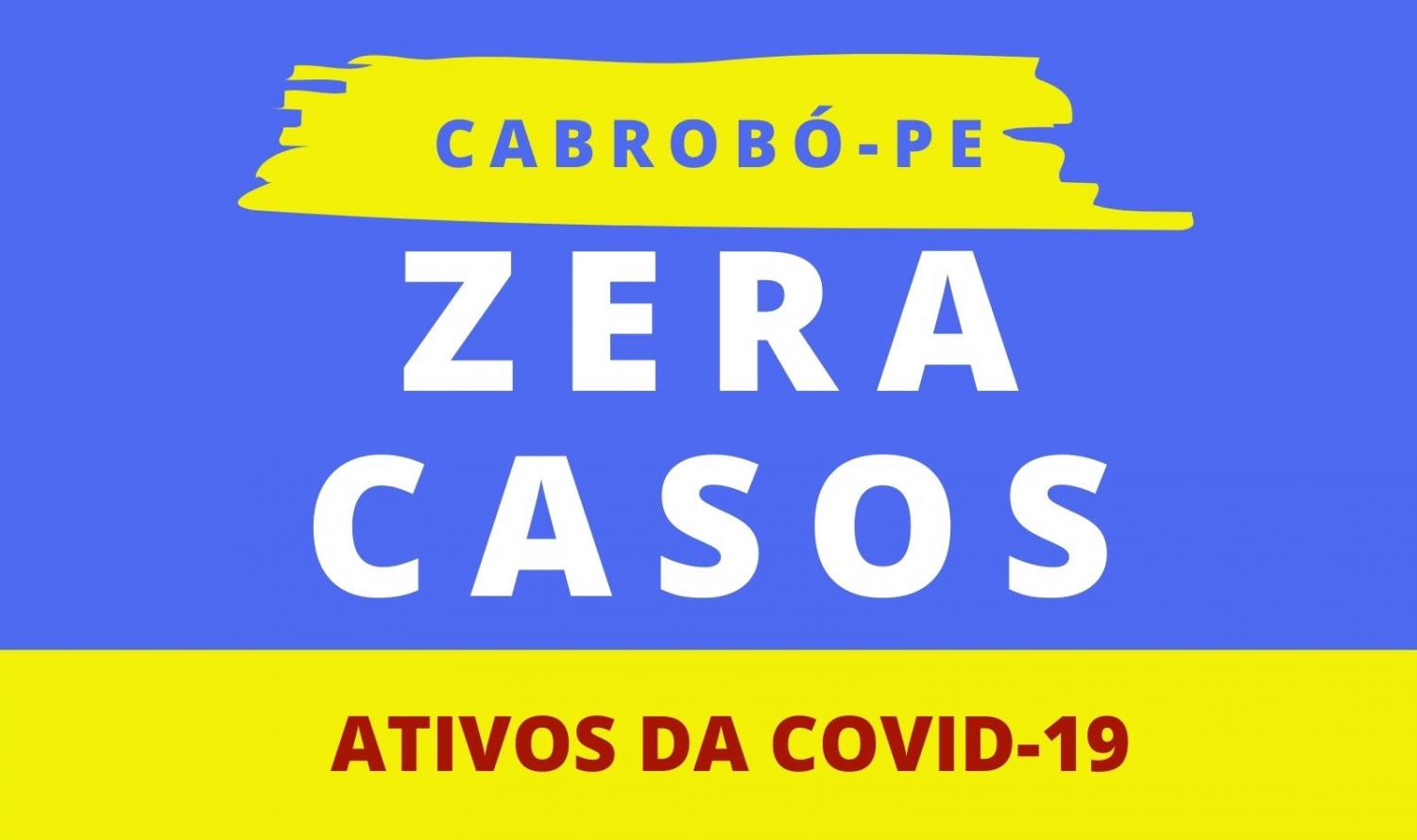 Cabrobó zera casos confirmados de Covid-19. 