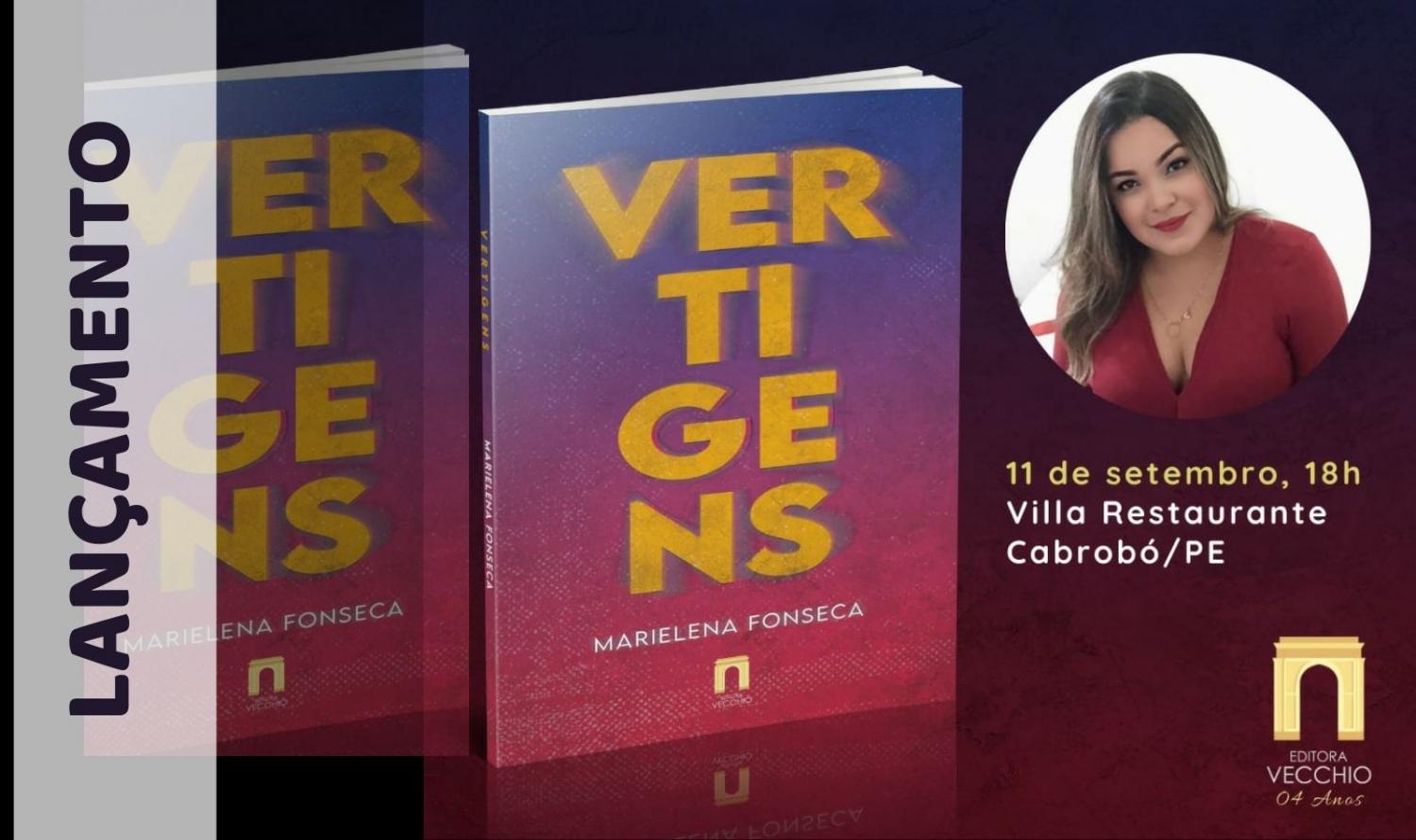 Escritora e Advogada Marielena Fonseca lança em Cabrobó, seu livro ‘Vertigens’.