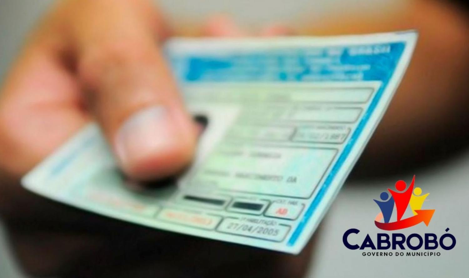 Prefeitura de Cabrobó inicia pré-cadastro para concorrer à CNH Popular.