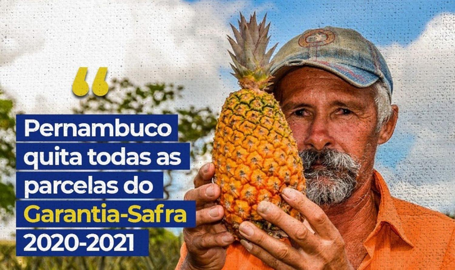 Pernambuco quita parcelas do Garantia-Safra.