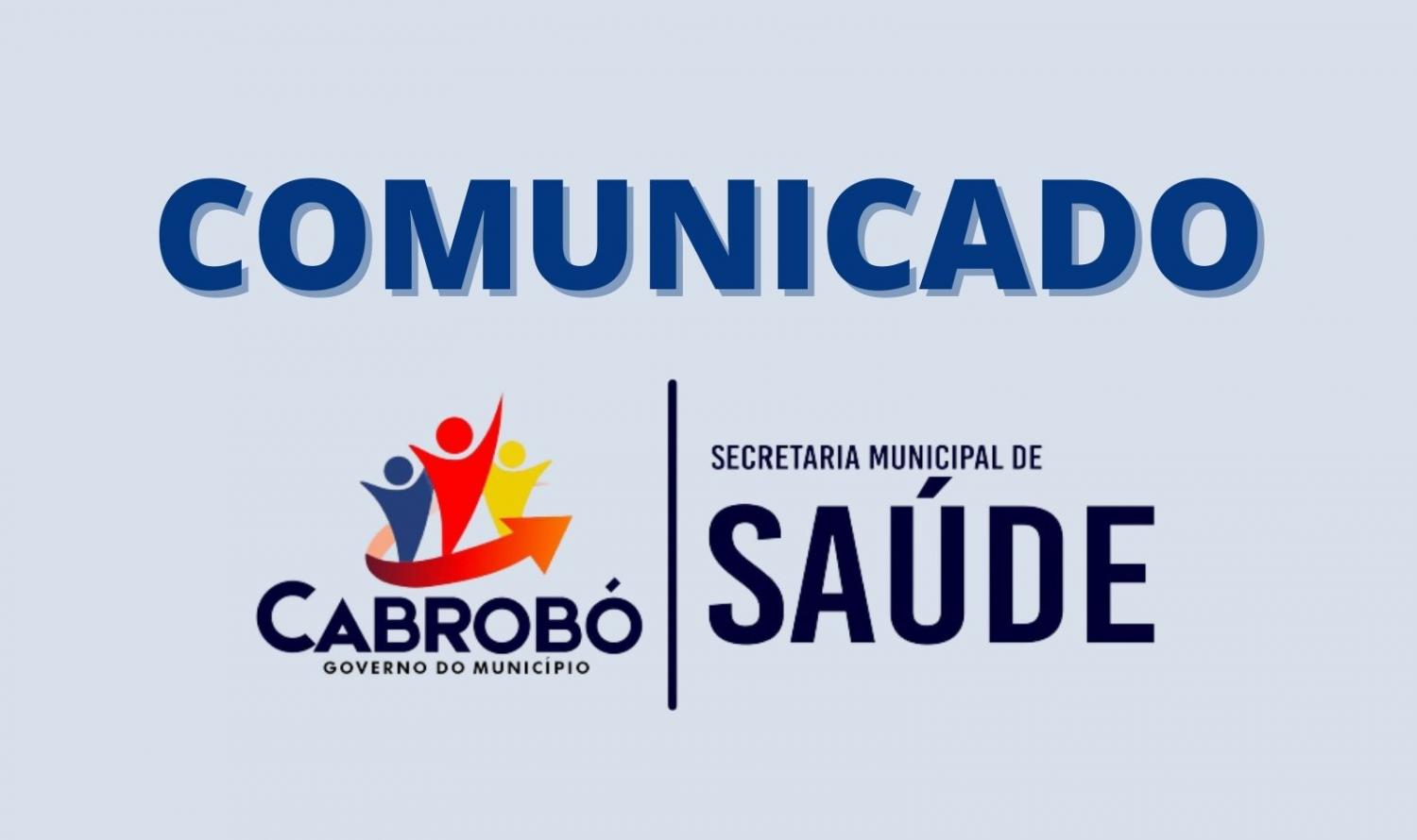 Secretaria de Saúde de Cabrobó comunica o adiamento do dia D da Megavacinação no bairro Beira Rio