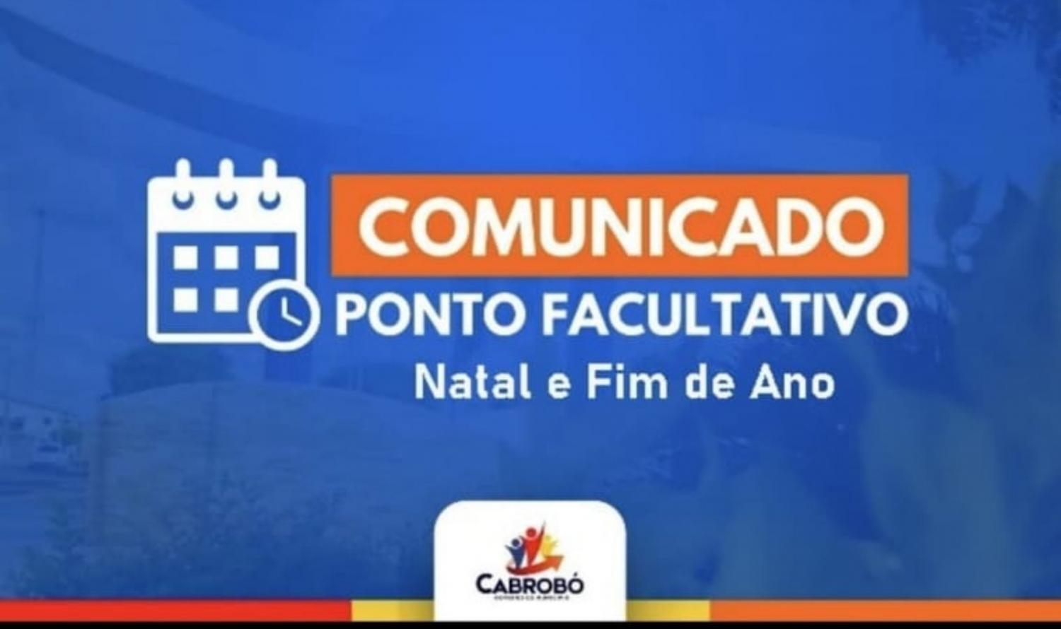 Prefeito de Cabrobó decreta ponto facultativo aos servidores nas vésperas de Natal e Ano Novo