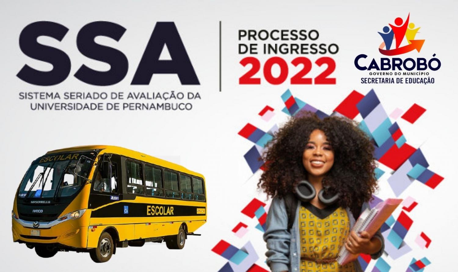 Prefeitura do Cabrobó oferece transporte para estudantes que vão fazer provas do SSA da UPE em Salgueiro, PE
