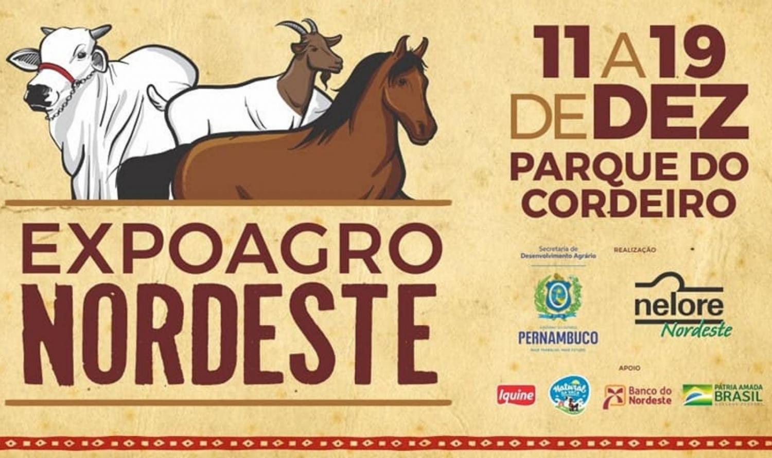 Recife: Segue até o próximo domingo (19), a 1ª ExpoAgro Nordeste 2021