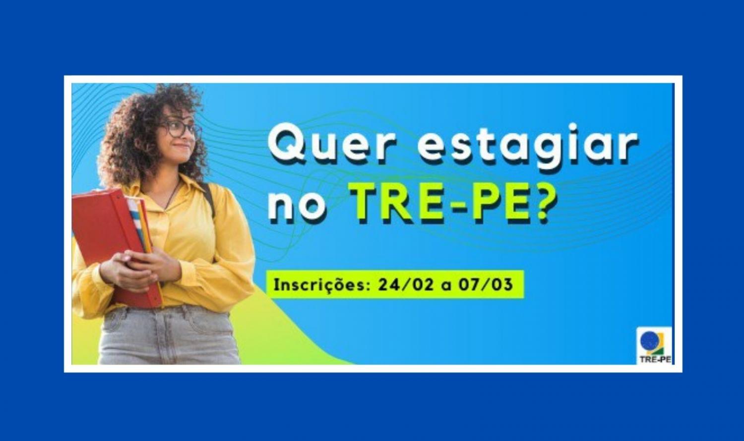 Bolsa: TRE-PE divulga edital de seleção de estágio para nível superior