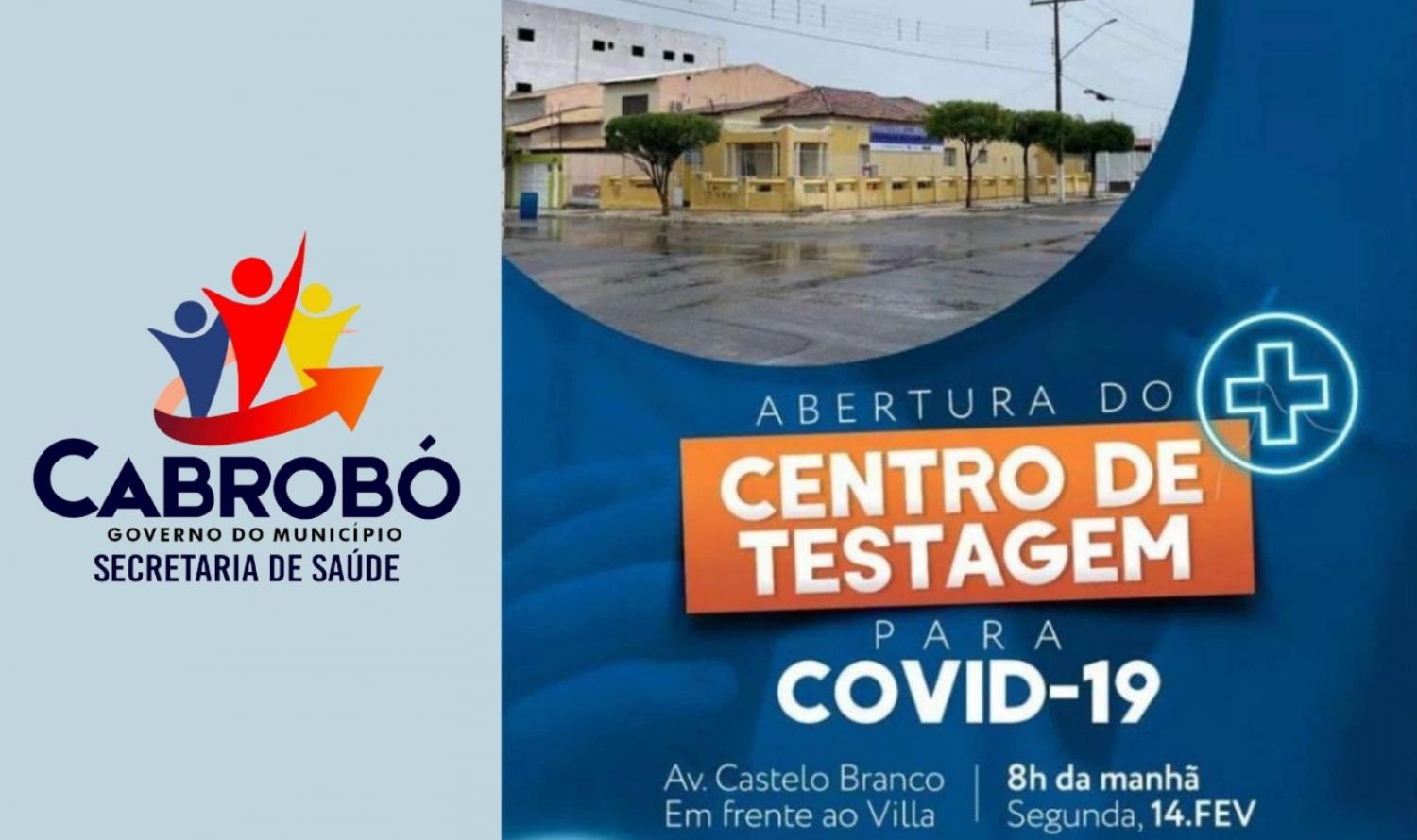 Centro de Testagem Covid-19 começa a funcionar nesta segunda-feira em Cabrobó, PE