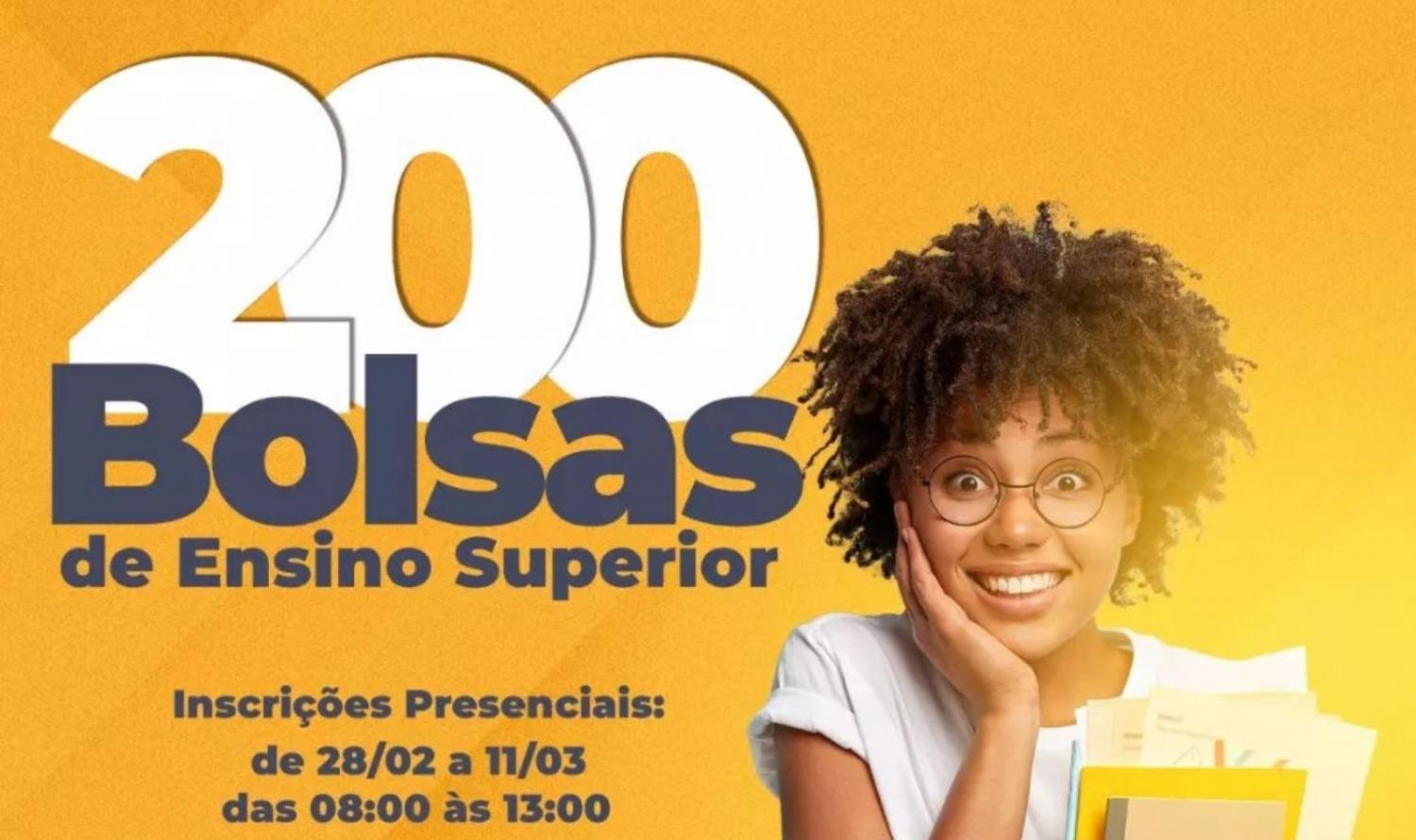 Prefeitura de Belém do São Francisco abre inscrições para 200 bolsas universitárias