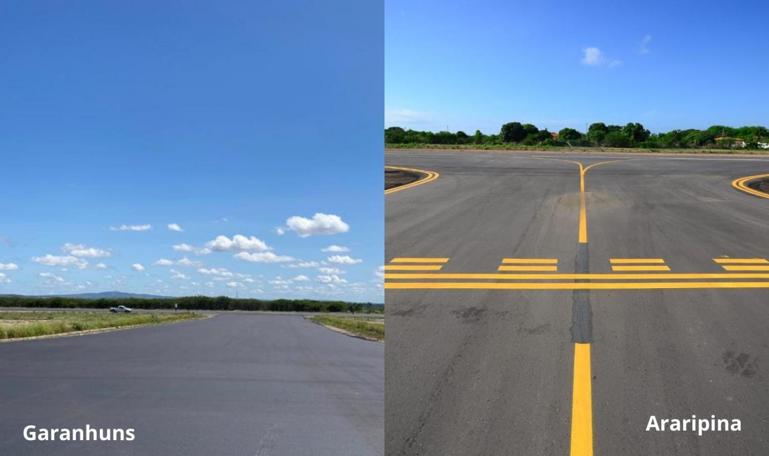 Aeroportos de Garanhuns e Araripina devem ter voos comerciais ainda em 2022