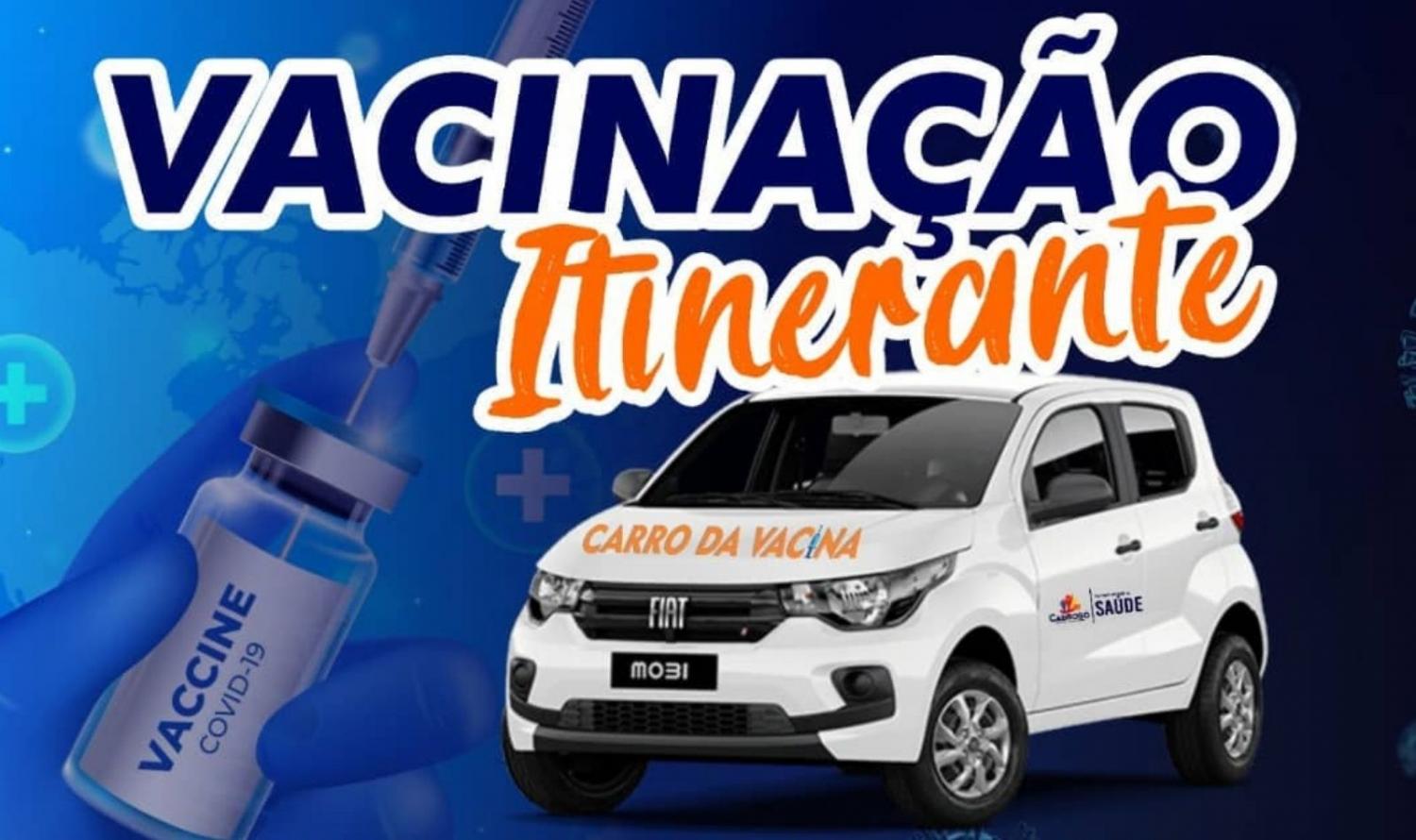 Cabrobó: Cohab e Vila das Flores recebem nesta quarta-feira (9), o Carro da vacina contra COVID-19