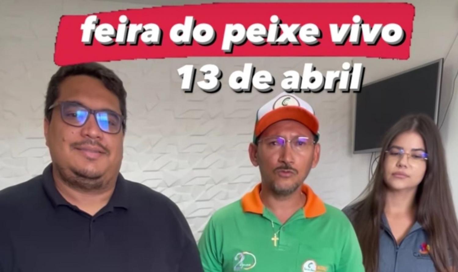 Prefeito de Cabrobó anuncia a realização da 13ª Feira do Peixe Vivo