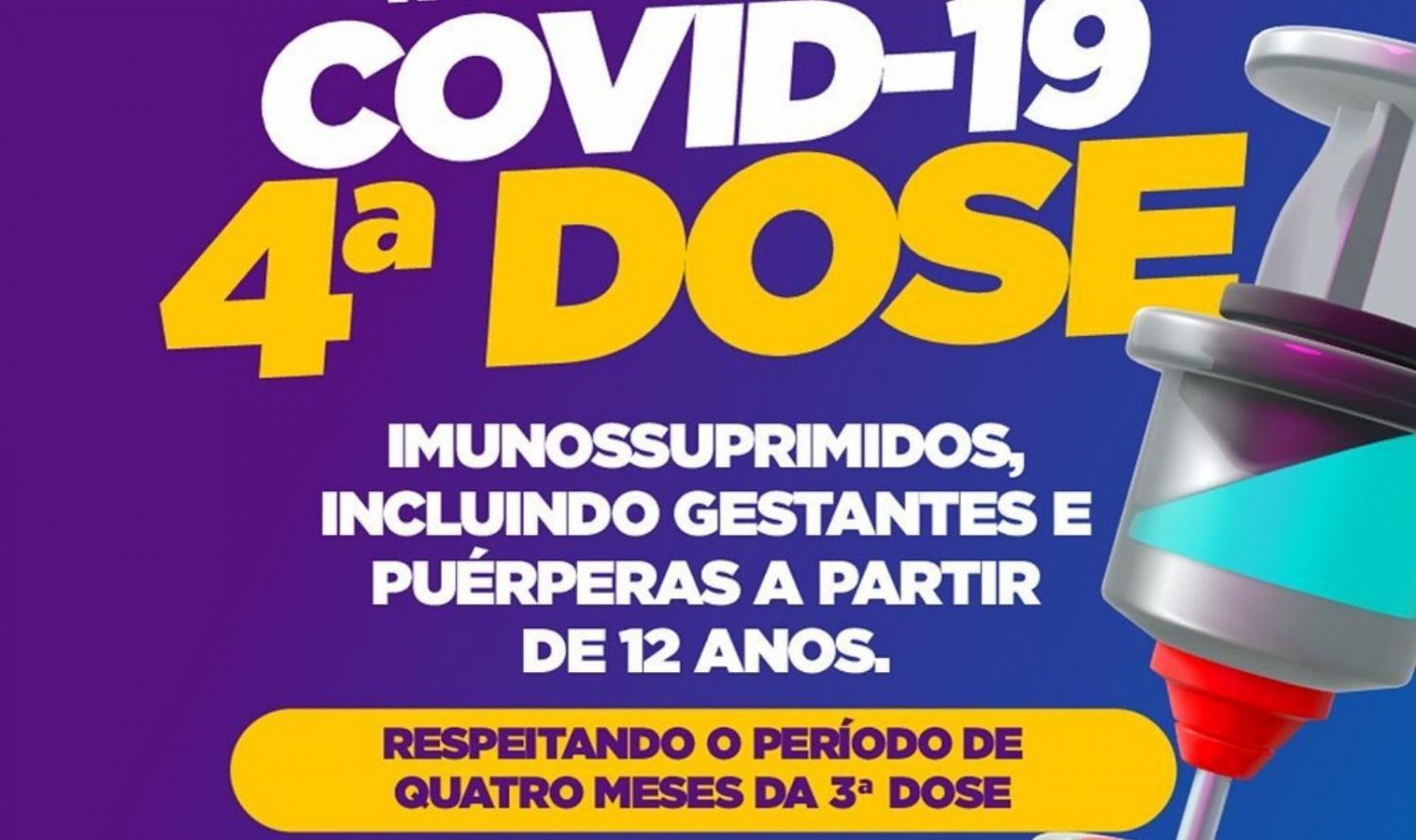Santa Maria da Boa Vista inicia vacinação da 4ª dose contra a Covid-19 em pessoas imunossuprimidas