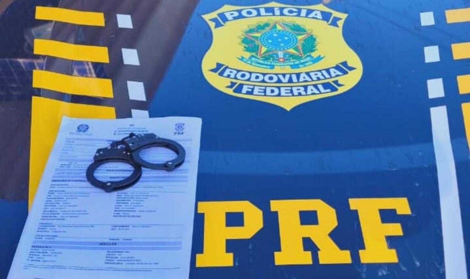 Foragido da Justiça da Bahia é preso pela PRF no Trevo de Ibó