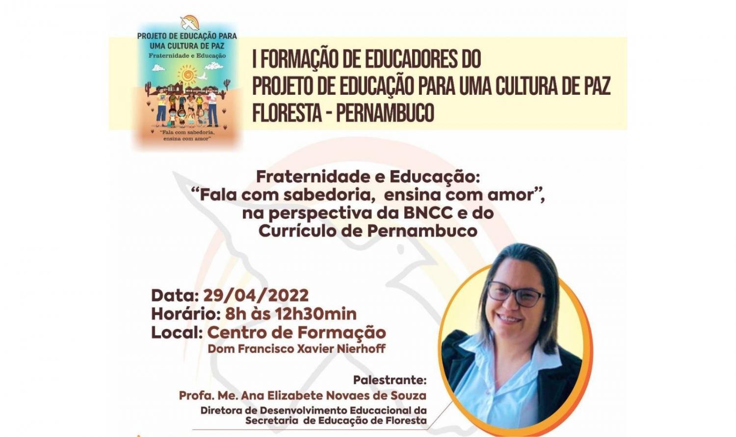 Prefeitura de Floresta promove a I Formação de Educadores do Projeto de Educação para uma Cultura de Paz