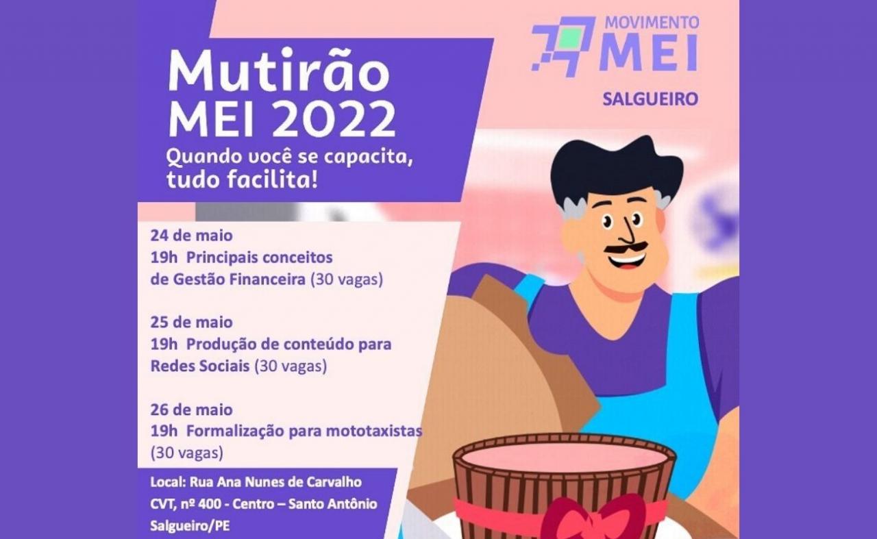 Salgueiro oferece cursos durante o 