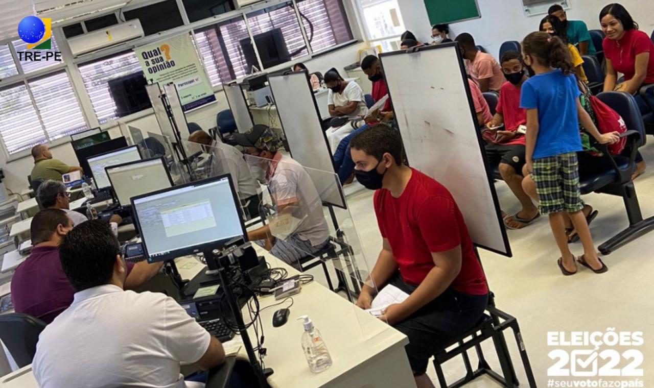 TRE-PE divulga o balanço do atendimento aos eleitores no Estado.
