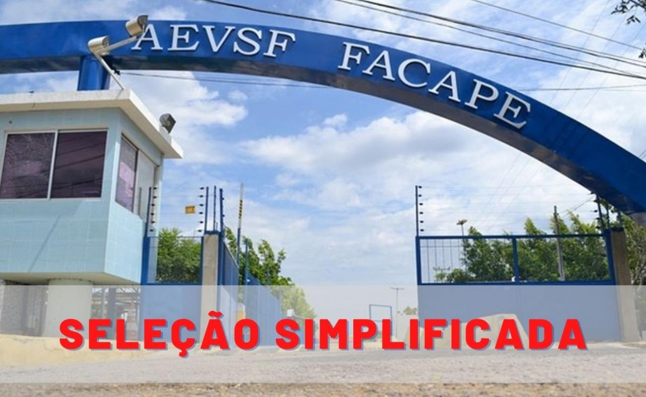 Facape abre inscrições de Processo Seletivo para professor de pós-graduação