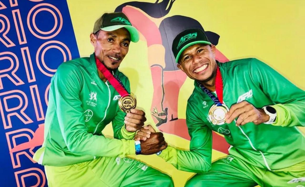 Justino Pedro e Edson Amaro festejam nova dobradinha na Maratona do Rio