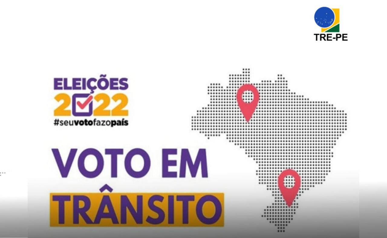 Eleitores podem pedir o voto em trânsito, a partir da próxima segunda-feira dia (18)