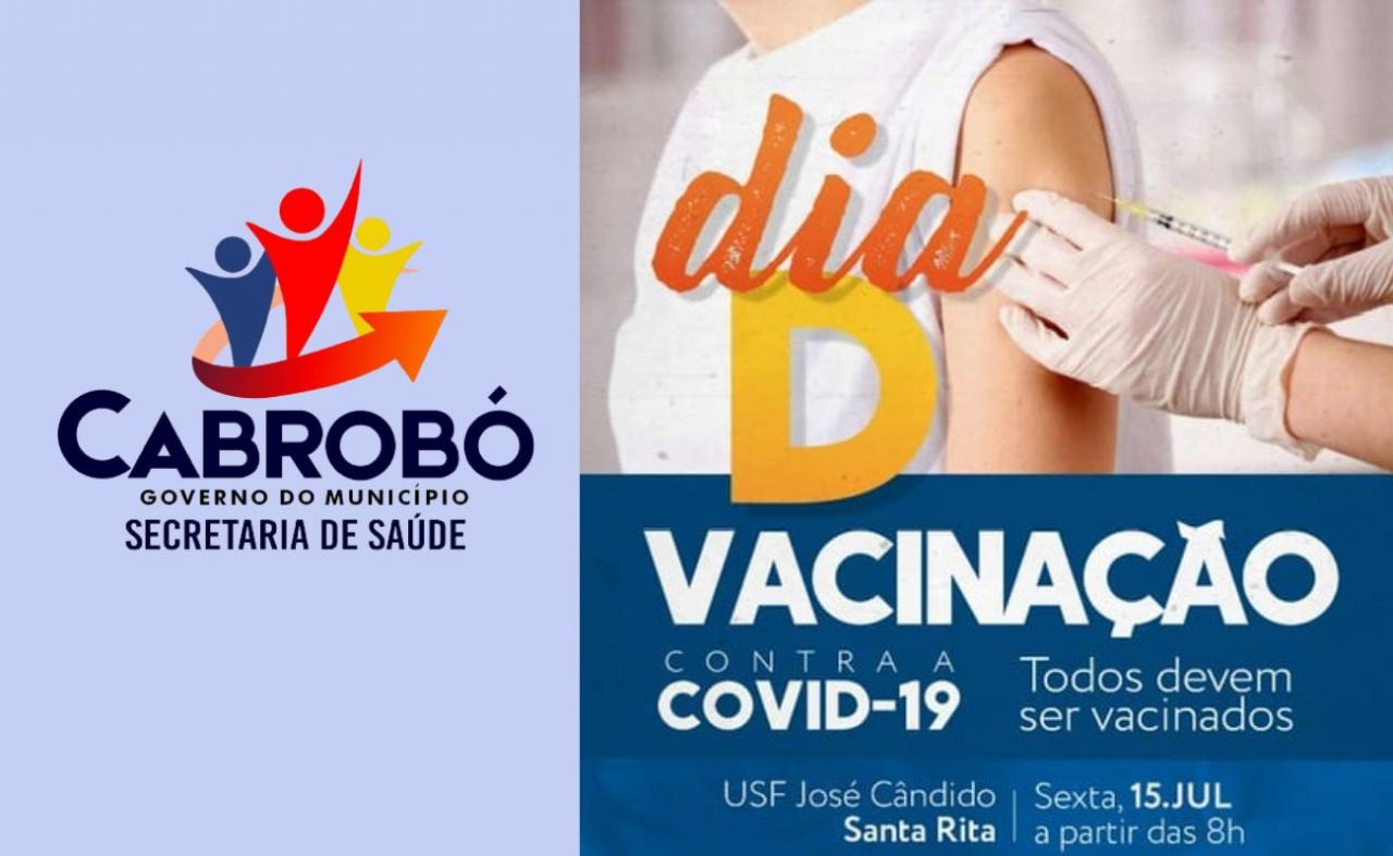 Cabrobó promove mais um dia D de vacinação contra a covid-19