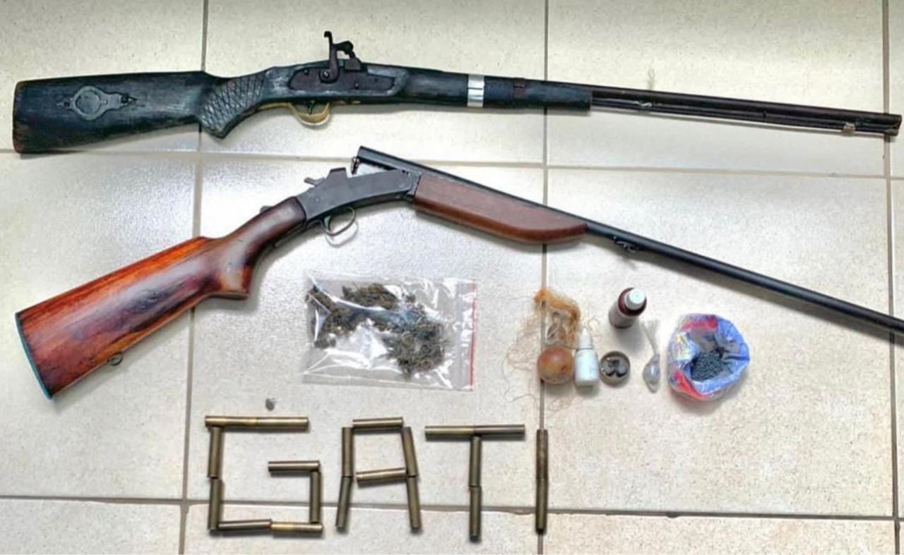 Polícia apreende armas, munições e droga na zona rural de Cabrobó, PE