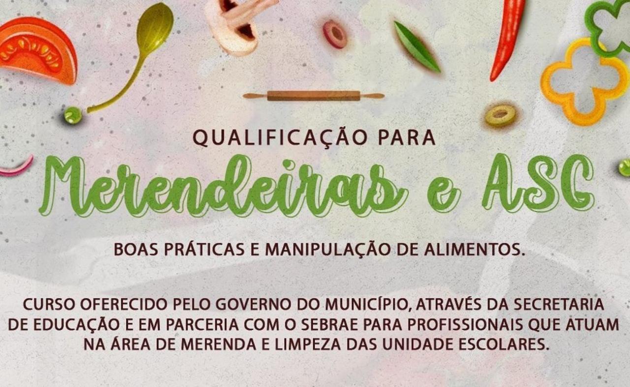 Prefeitura de Cabrobó promove qualificação para servidores da área de merenda e limpeza