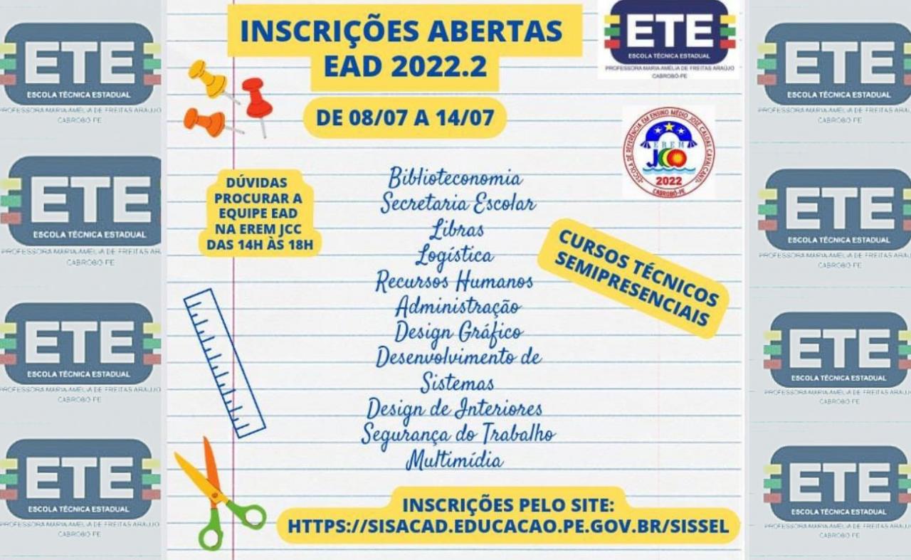 Secretaria de Educação de PE oferece 150 vagas para cursos técnicos em Cabrobó, PE