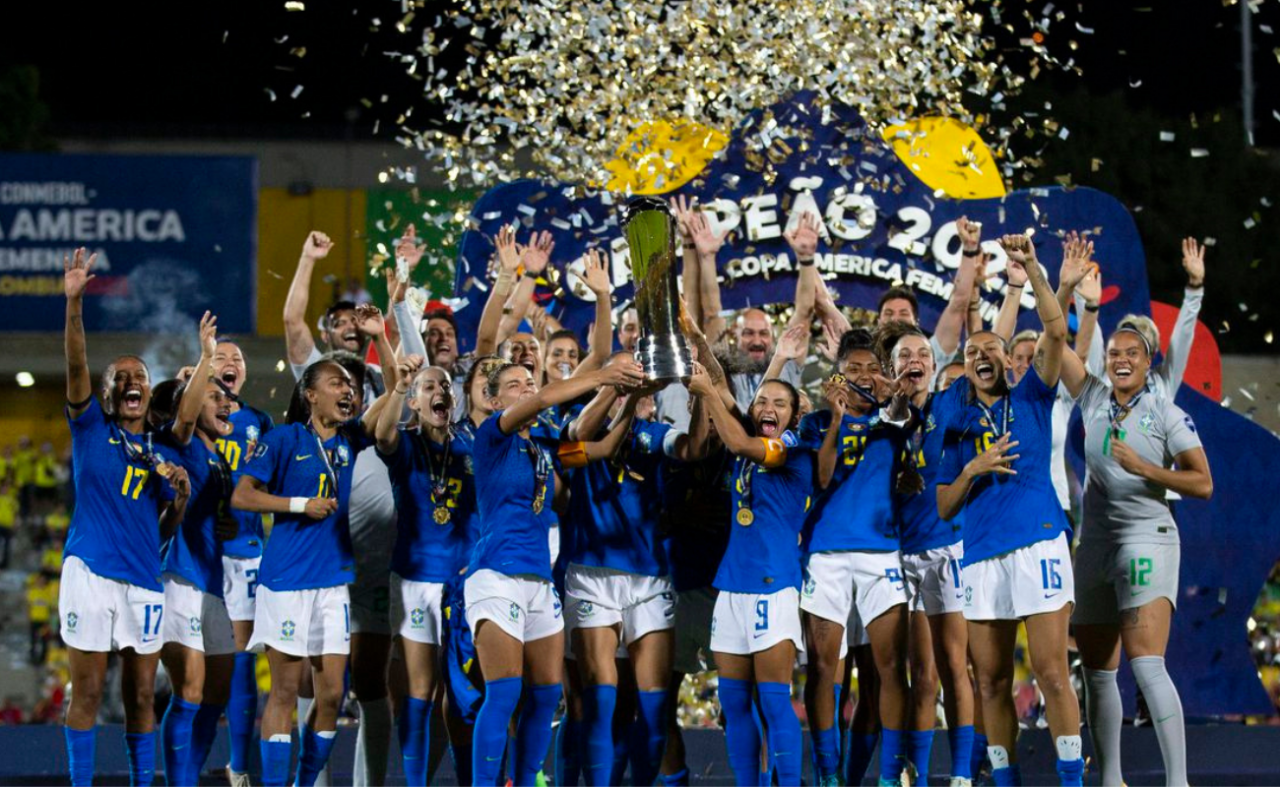 Futebol feminino: Brasil conquista Copa América com 100% de aproveitamento