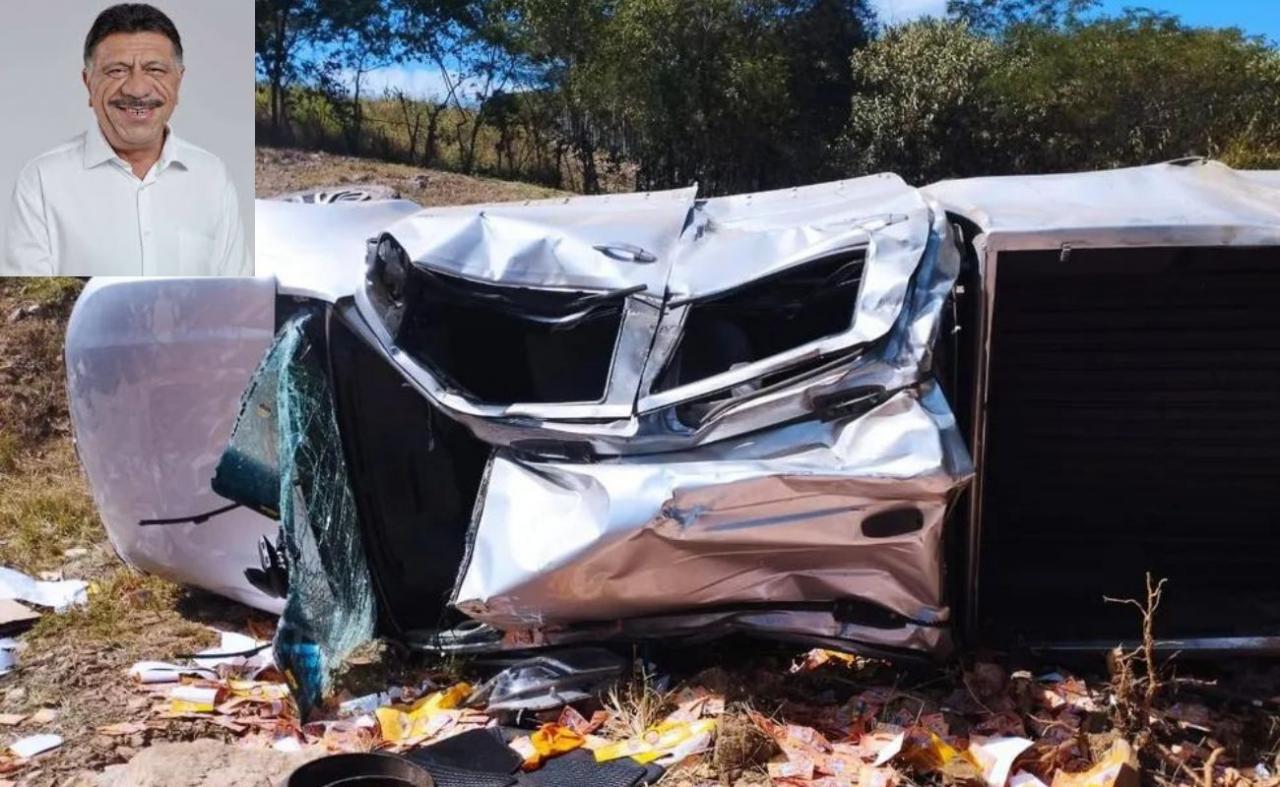 José Patriota, candidato a deputado estadual, sofre acidente na BR-232, entre Pesqueira e Arcoverde, no Sertão de PE