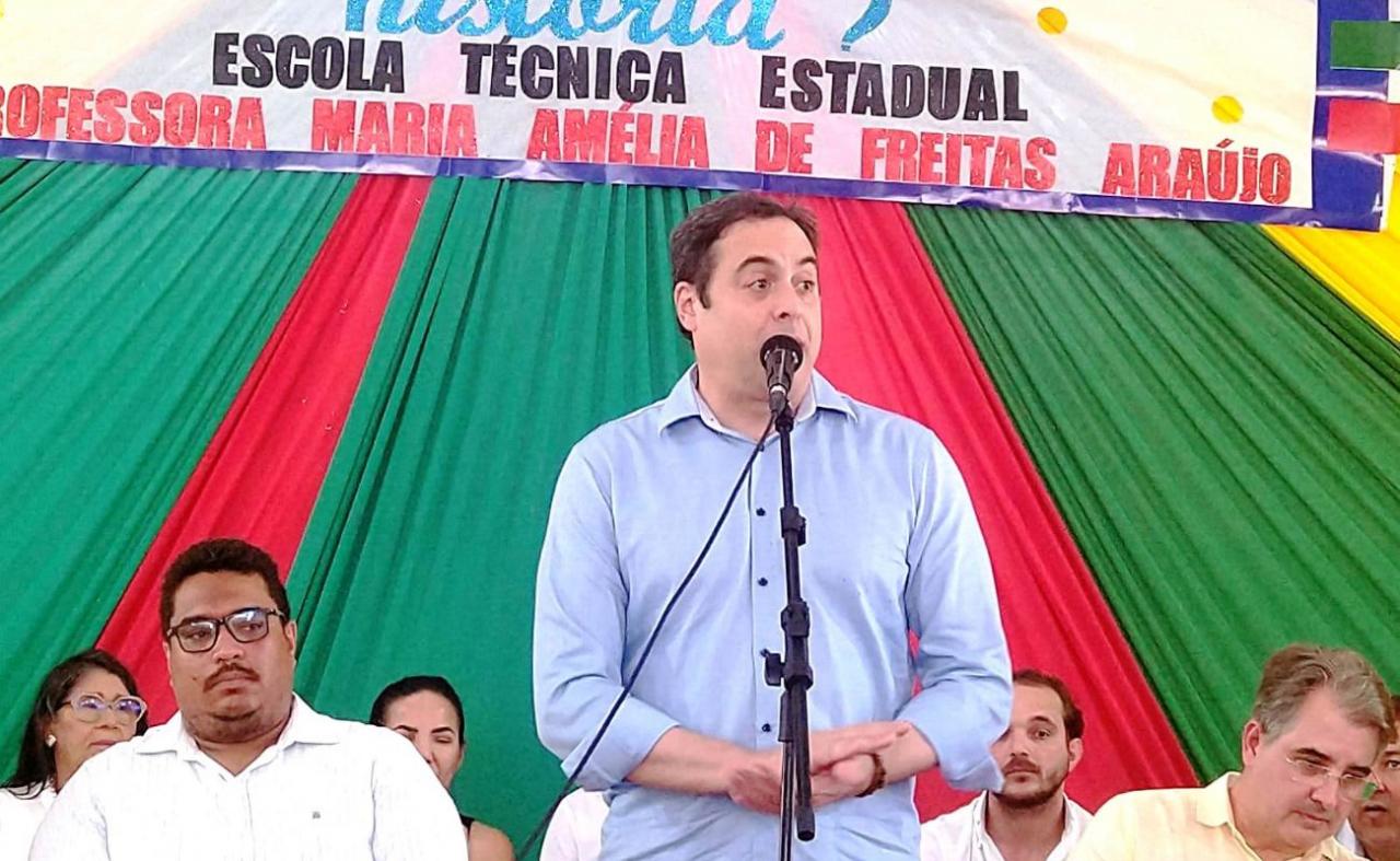 Paulo Câmara inaugura a Escola Técnica Estadual Profª Maria Amélia, em Cabrobó, PE