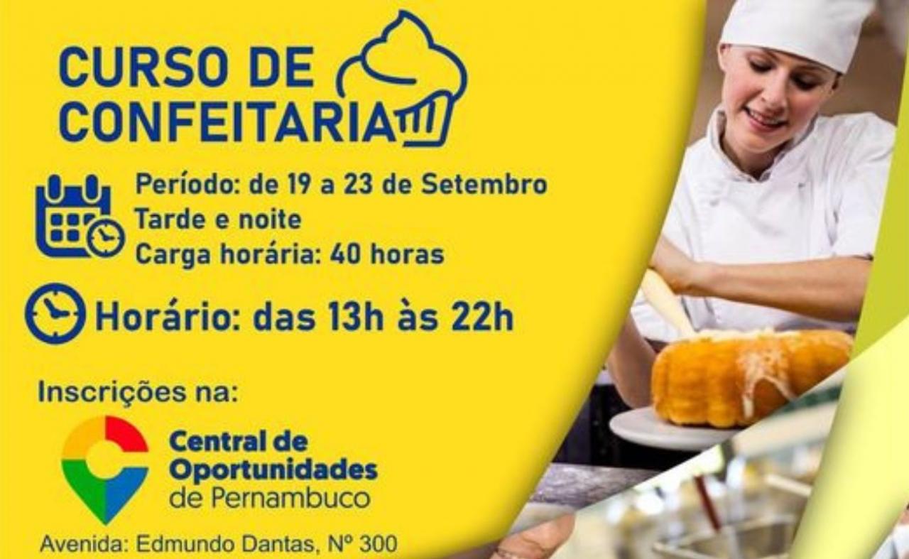 Prefeitura de Exu vai realizar curso gratuito de confeitaria