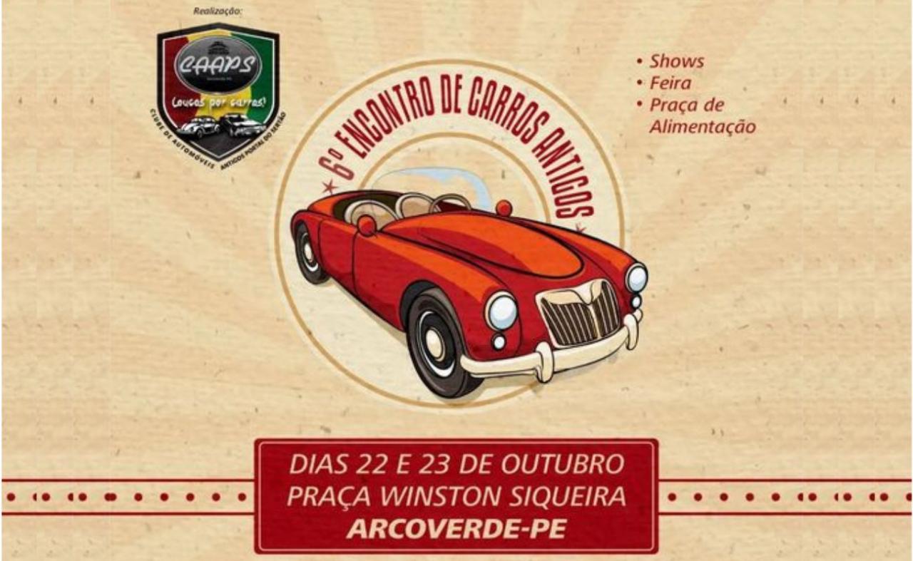 Arcoverde vai sediar o VI Encontro de Carros Antigos