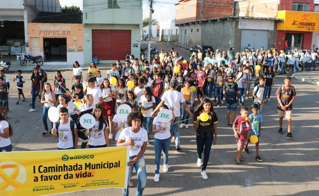 Bodocó promove a 1ª Caminhada Municipal a Favor da Vida