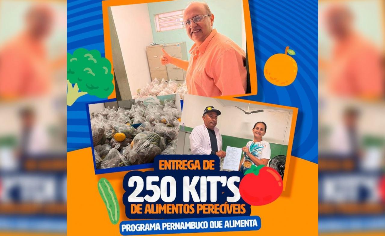 Familias de Parnamirim vão receber Kit’s de alimentos do Programa “Pernambuco que Alimenta”