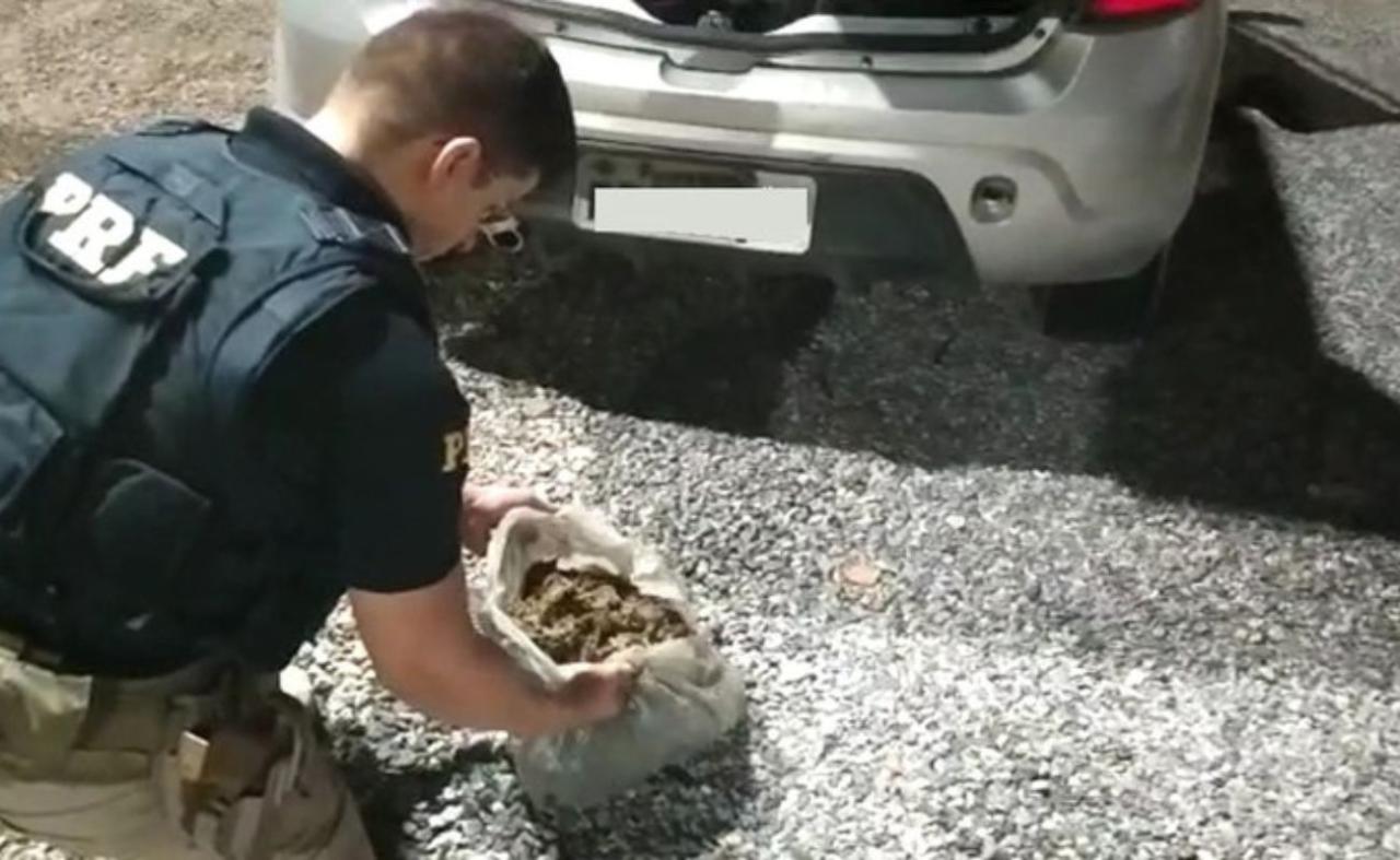 Dupla é presa pela PRF com 33 kg de maconha em Serra Talhada, PE