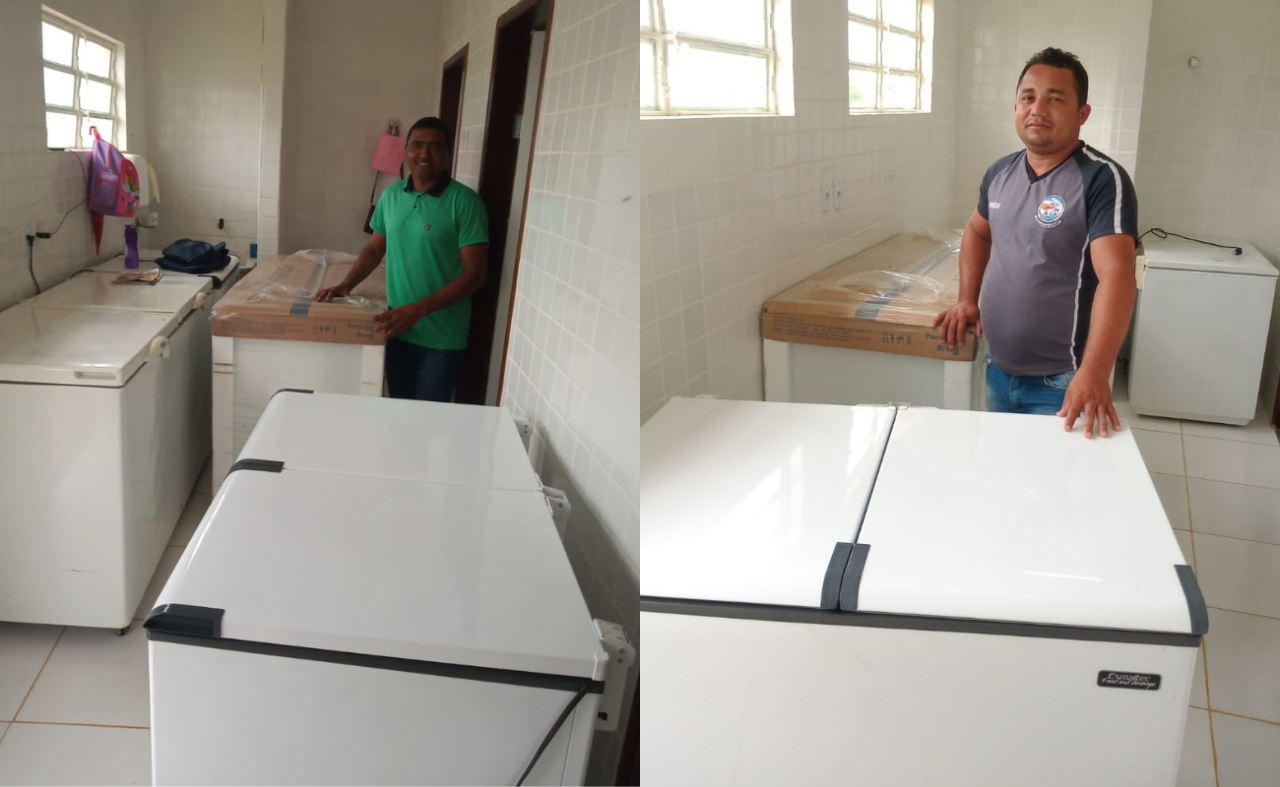 Escolas de Afrânio recebem equipamentos para melhorias da merenda escolar