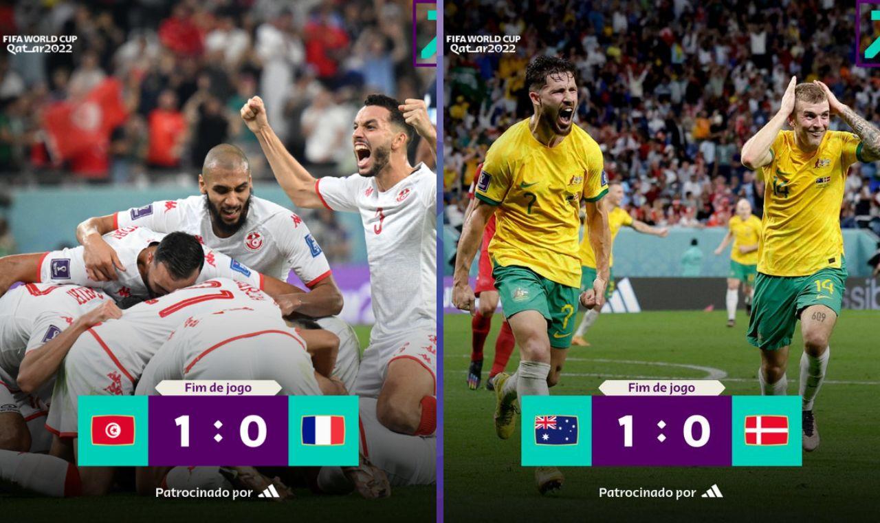 França e Austrália se classificam para as oitavas de final