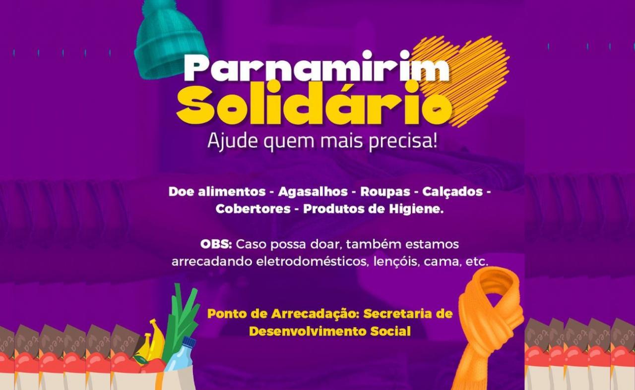 Parnamirim faz campanha para ajudar moradores atingidos pelas chuvas
