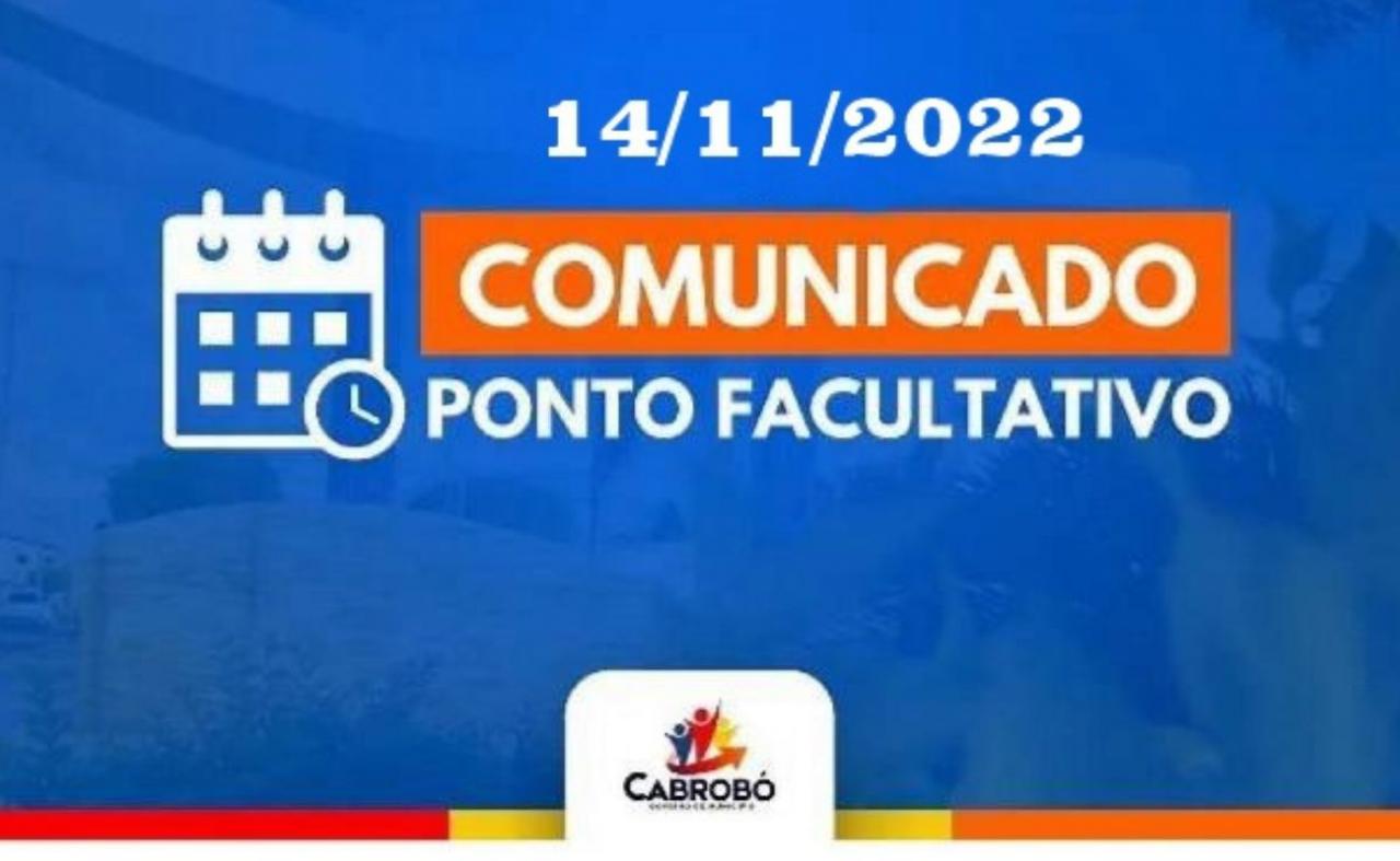 Prefeito de Cabrobó decreta Ponto Facultativo na próxima segunda-feira (14).