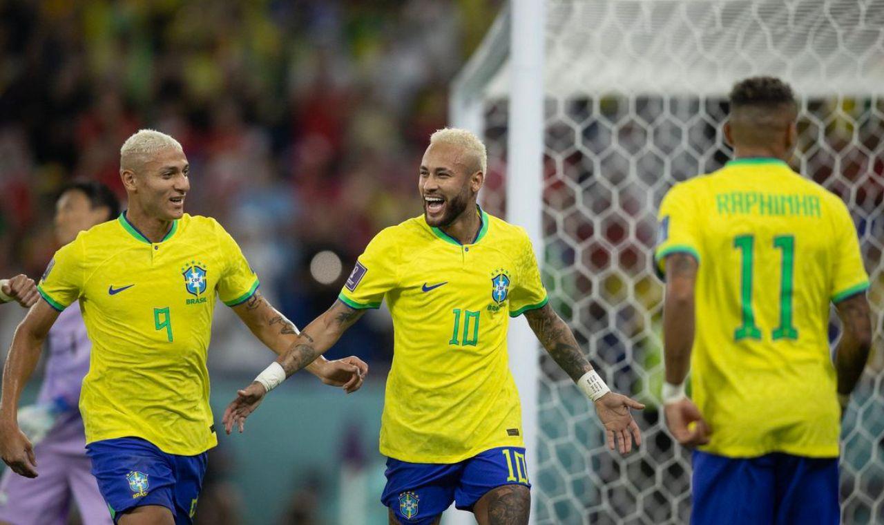 Brasil define classificação no primeiro tempo e goleia Coreia do Sul