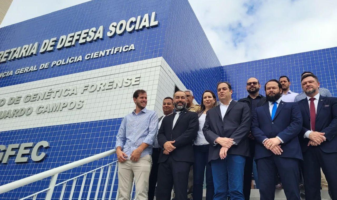 GOVERNO DE PE INAUGURA NOVA SEDE DO INSTITUTO DE GENÉTICA FORENSE EDUARDO CAMPOS
