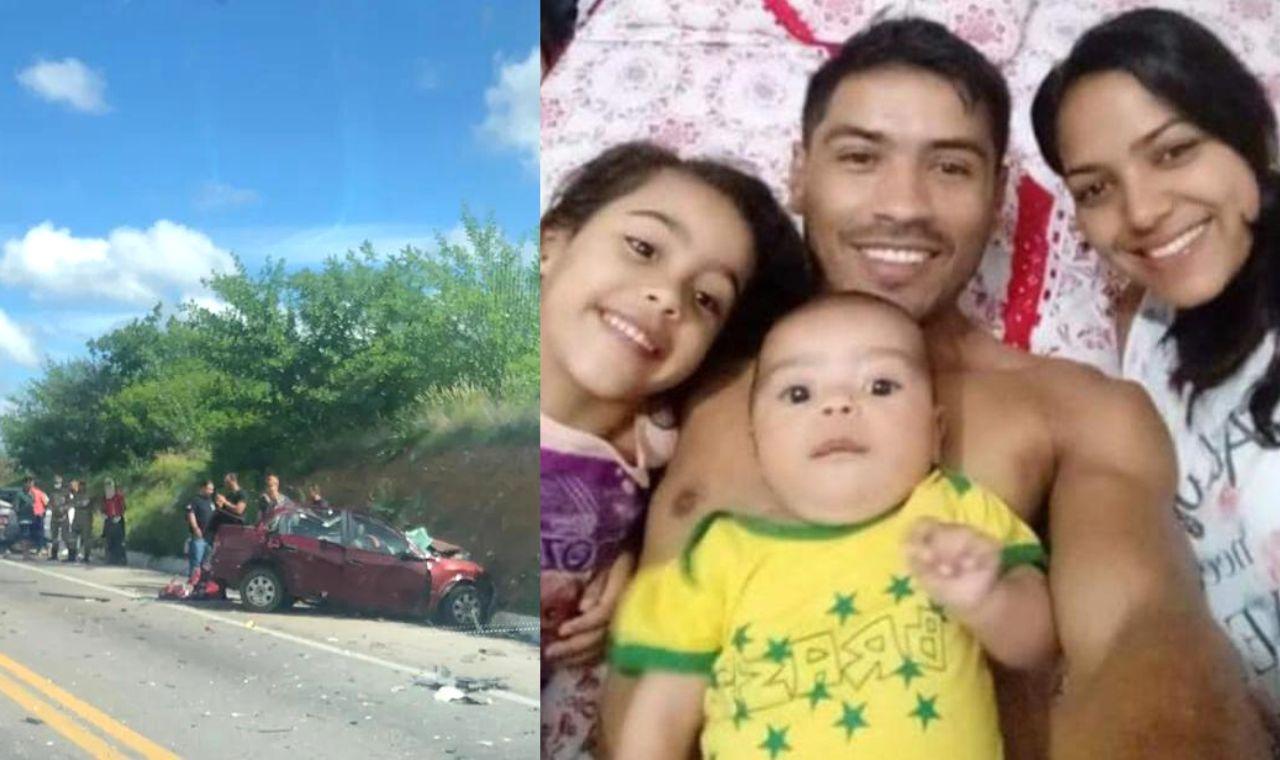 CINCO PESSOAS MORREM EM ACIDENTE DE CARRO NA BR-116 EM SALGUEIRO, PE
