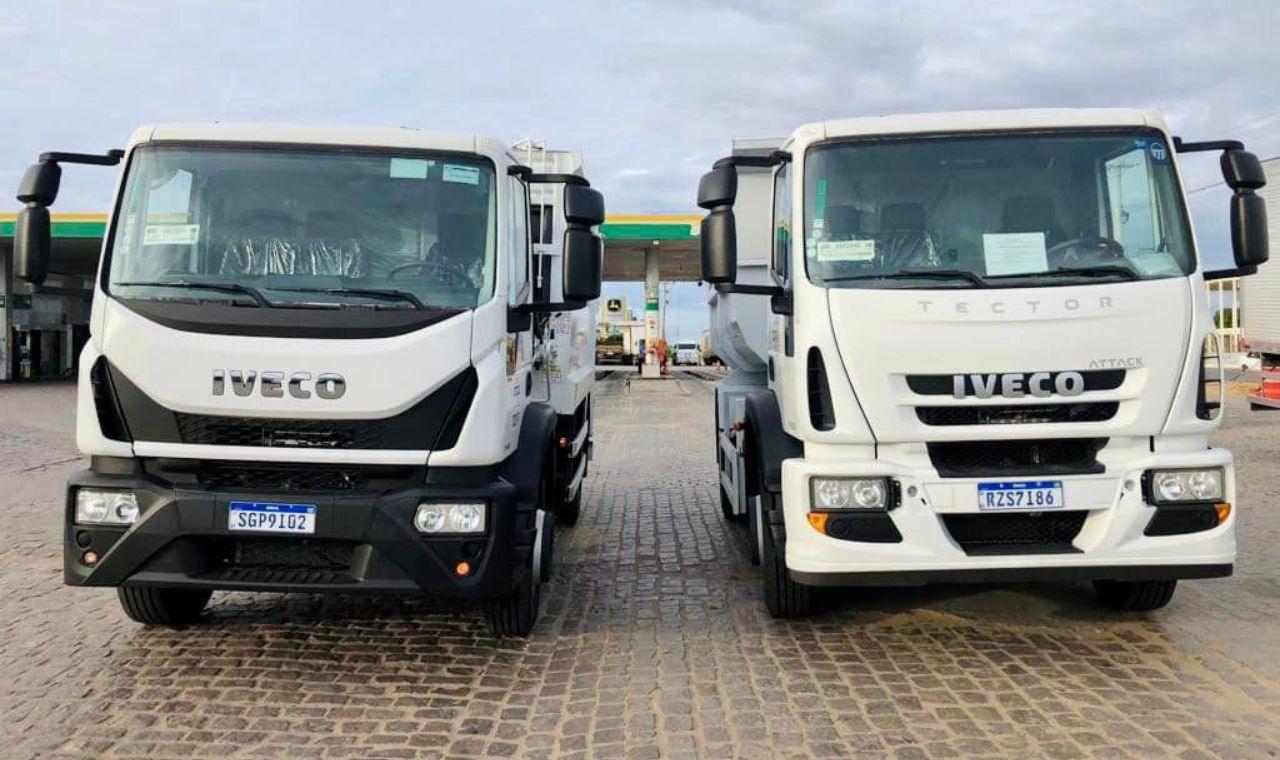 PREFEITURA DE SERRITA ADQUIRE DOIS NOVOS CAMINHÕES