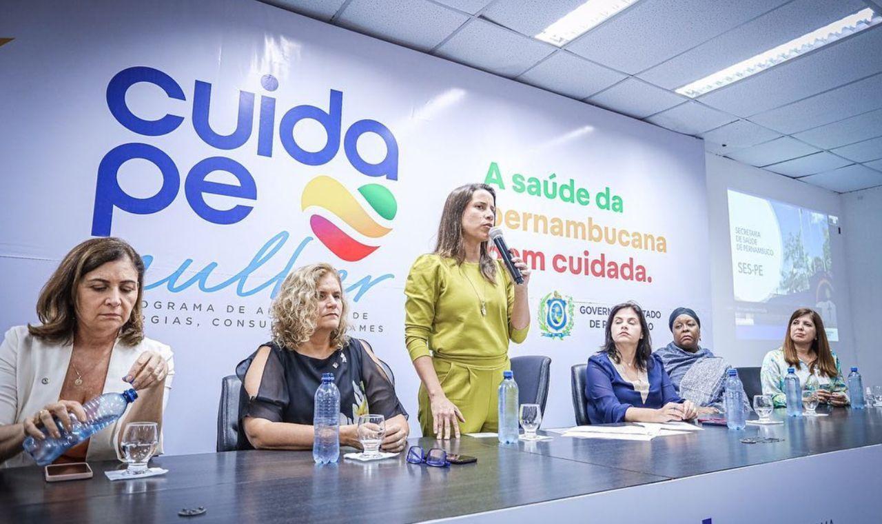 RAQUEL LYRA LANÇA PROGRAMA CUIDA PE MULHER PARA REDUZIR FILAS NOS ATENDIMENTOS DE SAÚDE EM PE