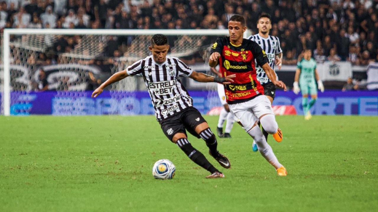 CEARÁ ABRE VANTAGEM SOBRE SPORT NA FINAL DA COPA DO NORDESTE