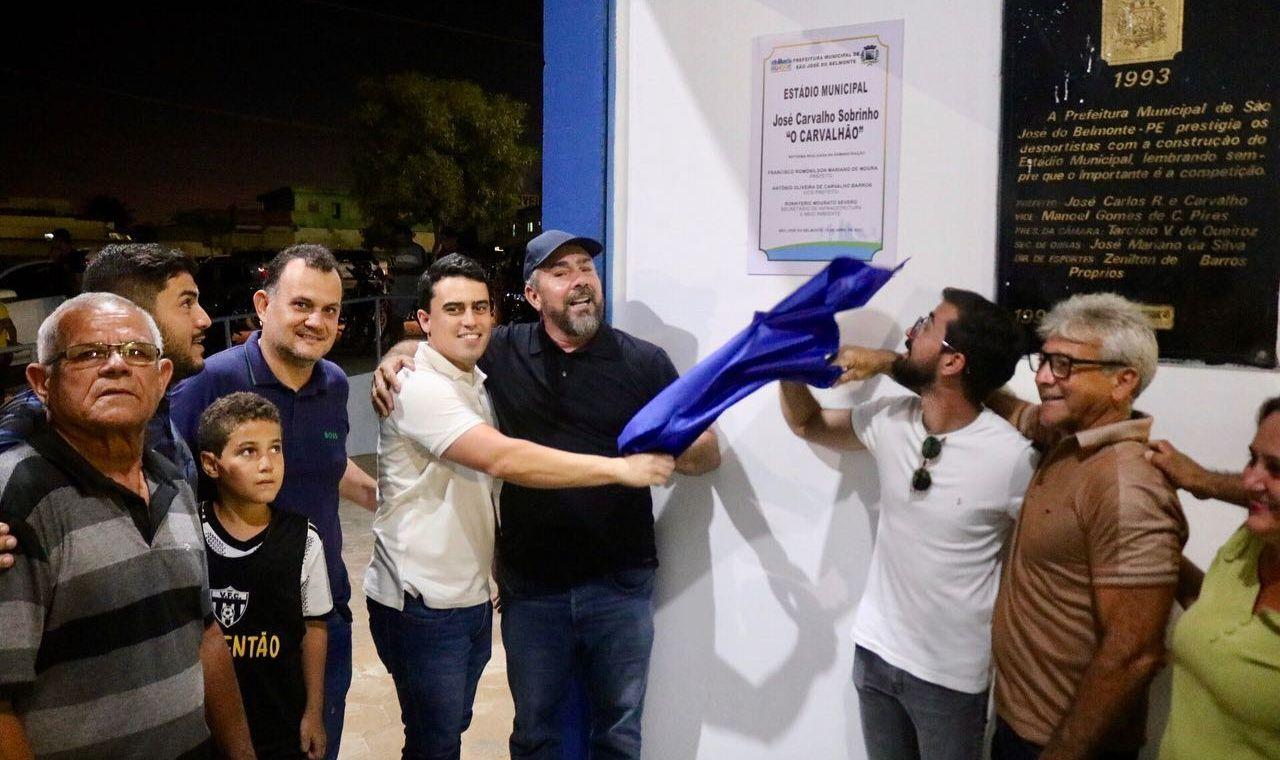PREFEITURA DE SÃO JOSÉ DO BELMONTE REINAUGURA O ESTÁDIO CARVALHÃO